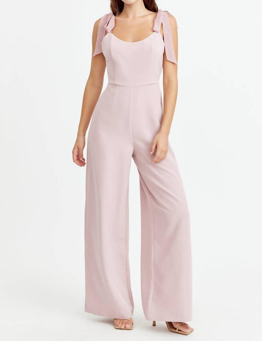 Adelyn Rae - Gia Ribbon Strap Jumpsuit