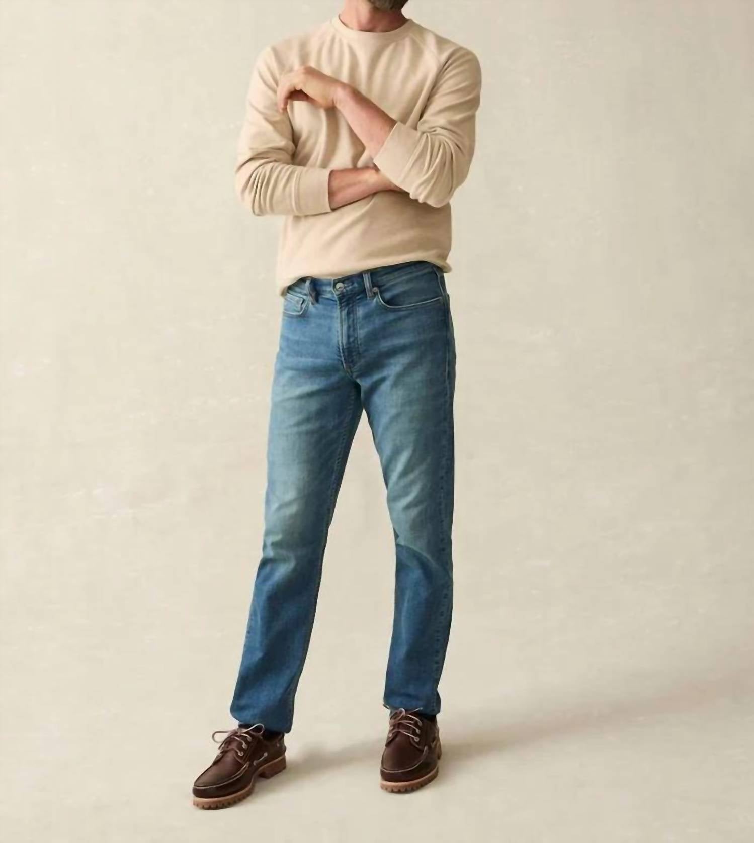 Faherty - Stretch Terry 5 Pocket Pant