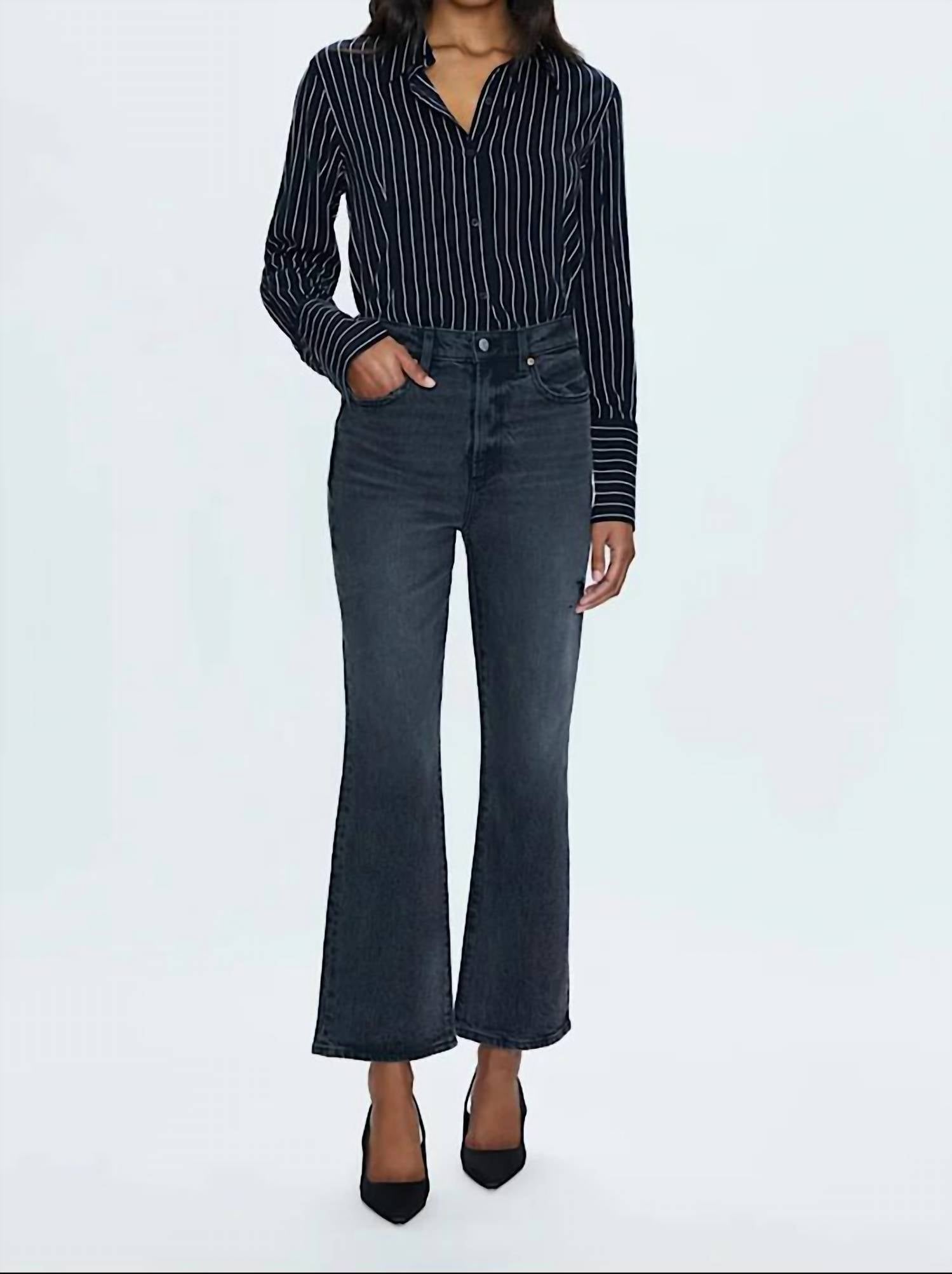 PISTOLA Ally High Rise Bootcut Jeans in after hours - women's jeans