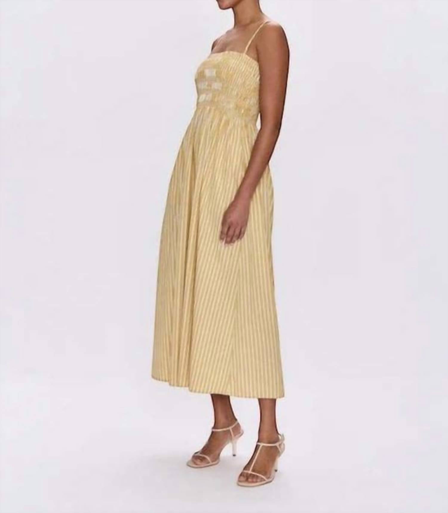 Pistola - Bianca Shirred Bodice Dress