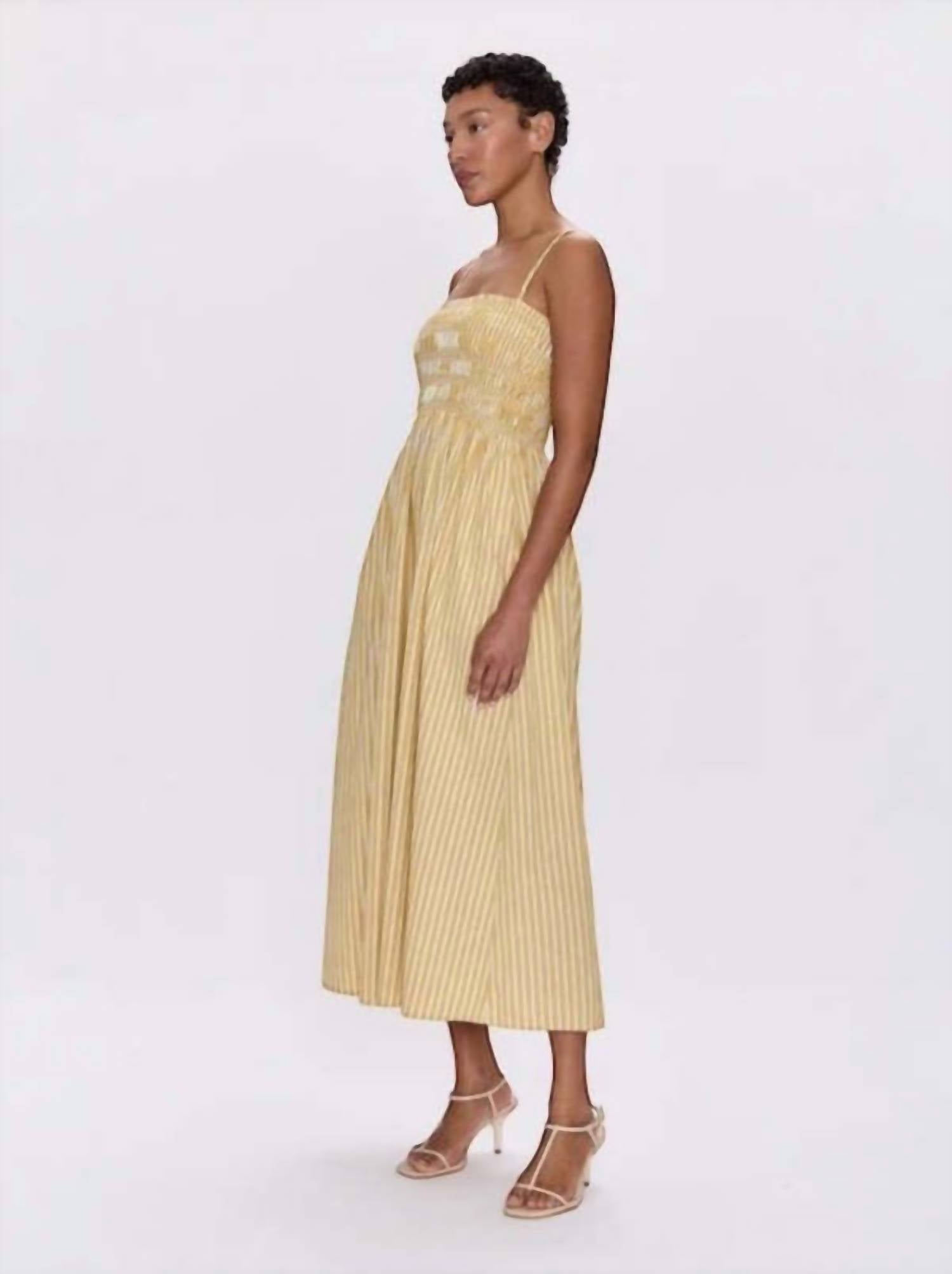 Pistola - Bianca Shirred Bodice Dress