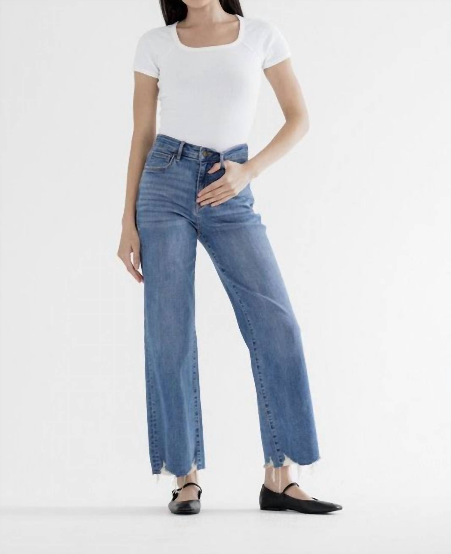 mica denim Marilyn Jeans in blue - women's jeans - view 5