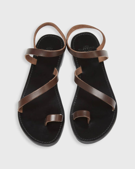 Ann Mashburn - Diagonal Strap Flat Sandal