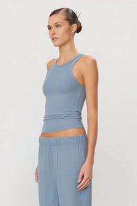 Eterne - High Neck Fitted Tank Top