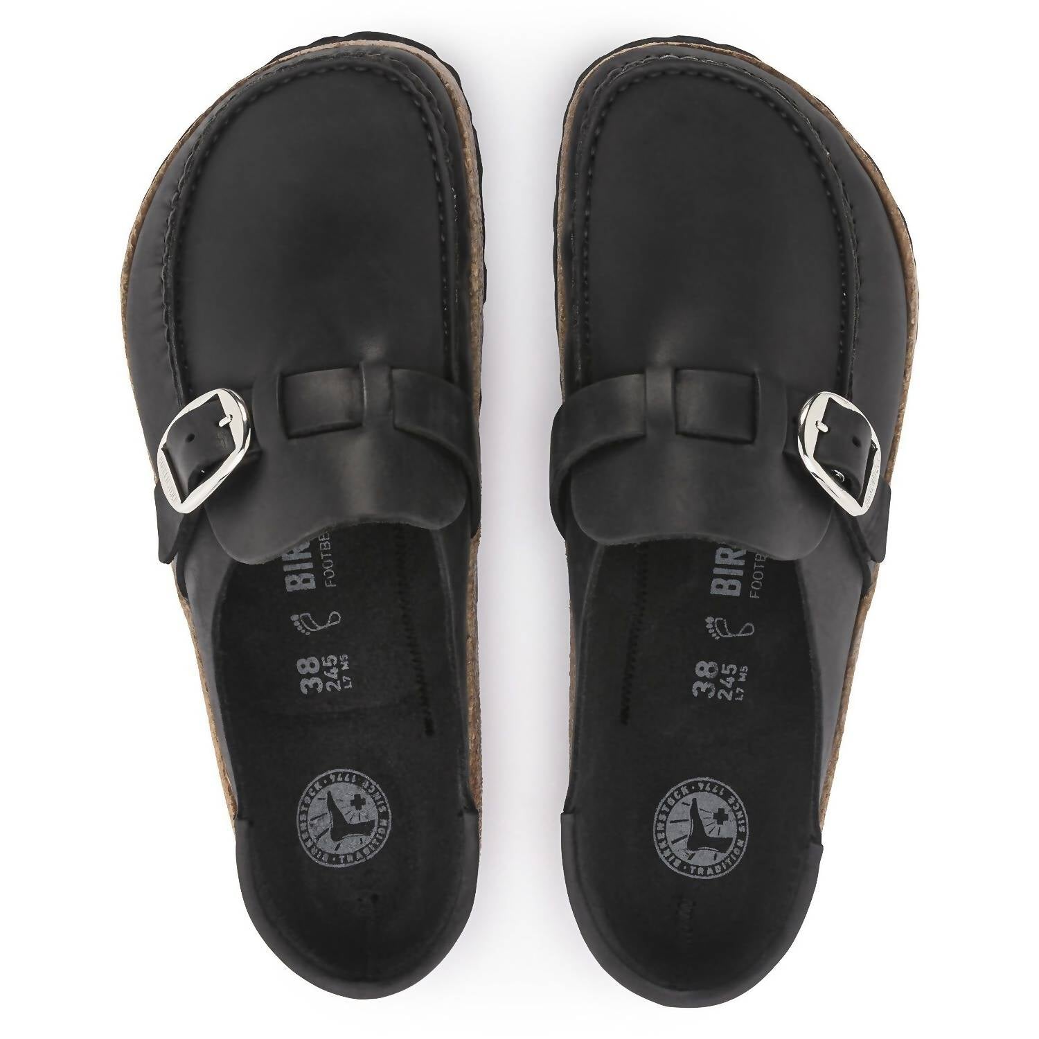 Birkenstock - UNISEX BUCKLEY LEATHER CLOG - NARROW WIDTH