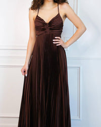 Luxxel - Pretty In Pleats Maxi Dress