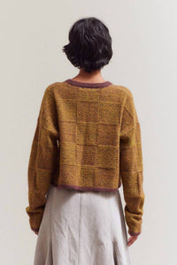 Grade & Gather - Plaid Knit Sweater
