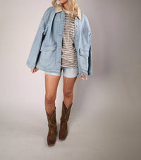Free People - Women's All Love Stripe Pocket Tee