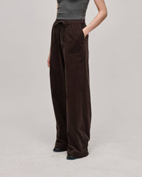 Atm - Corduroy Wide Leg Pull On Pant