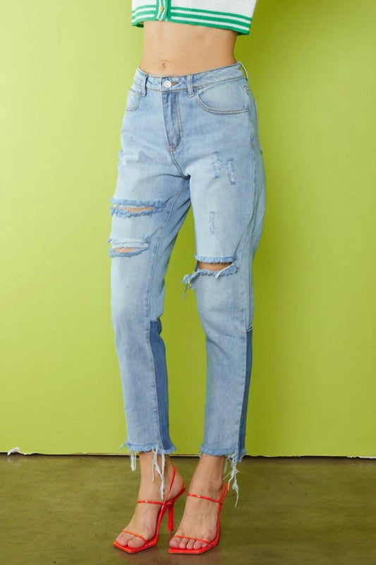 Andie High Rise Slim Straight Jean