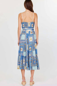 Current Air - Costal Patchwork Midi Dress
