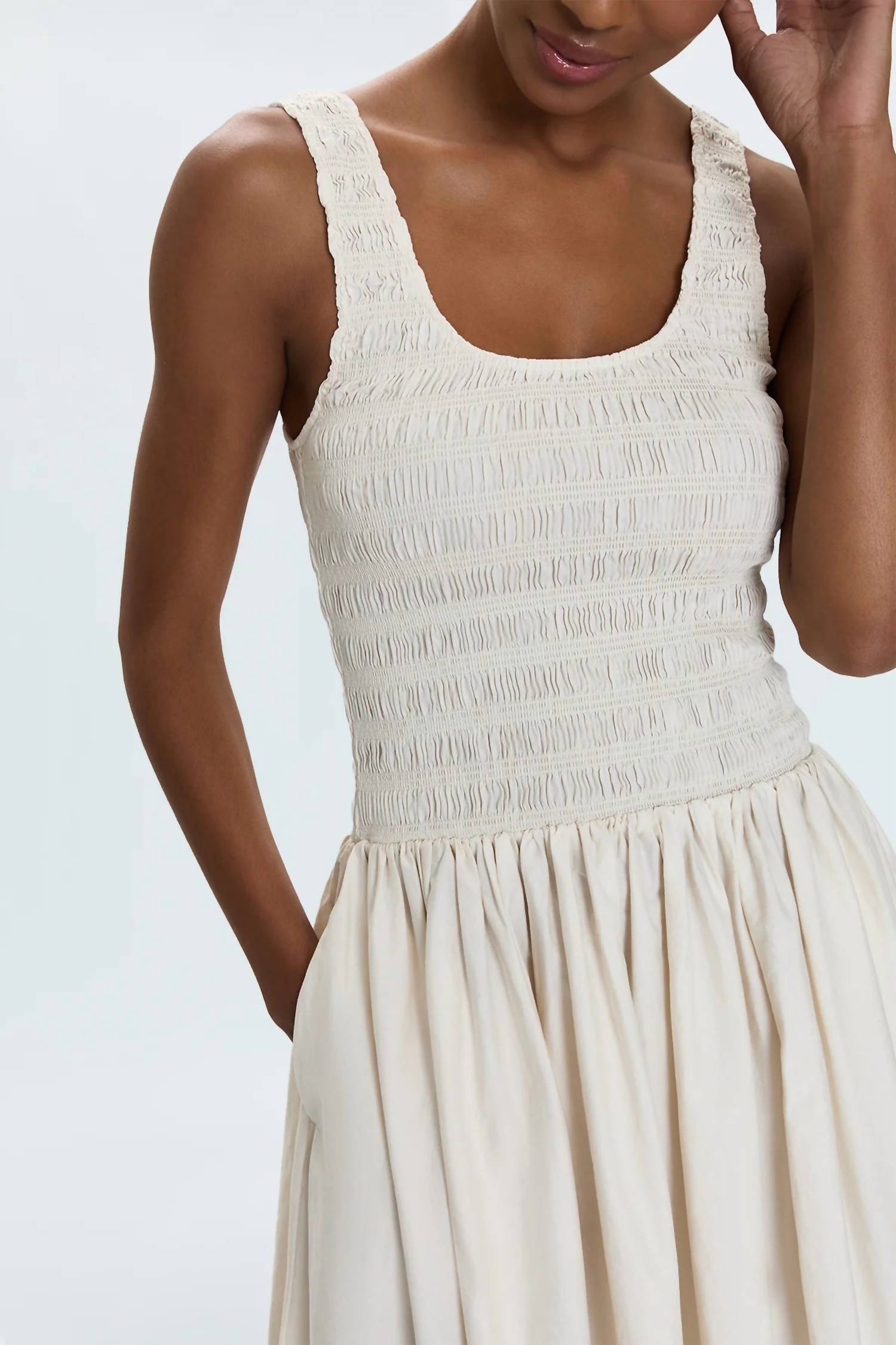 Pistola - Smocked Drop Waist Dress