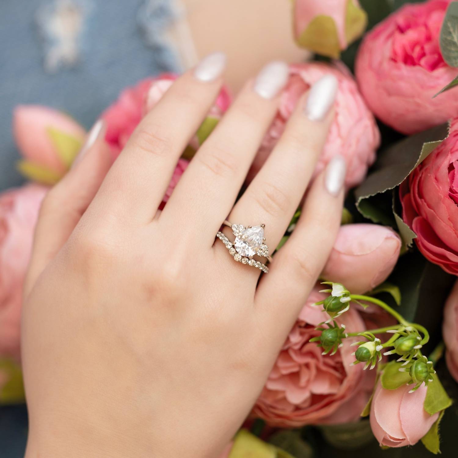 Starlette Women's Be The Belle Ring in silver - women's jewelry - detail view