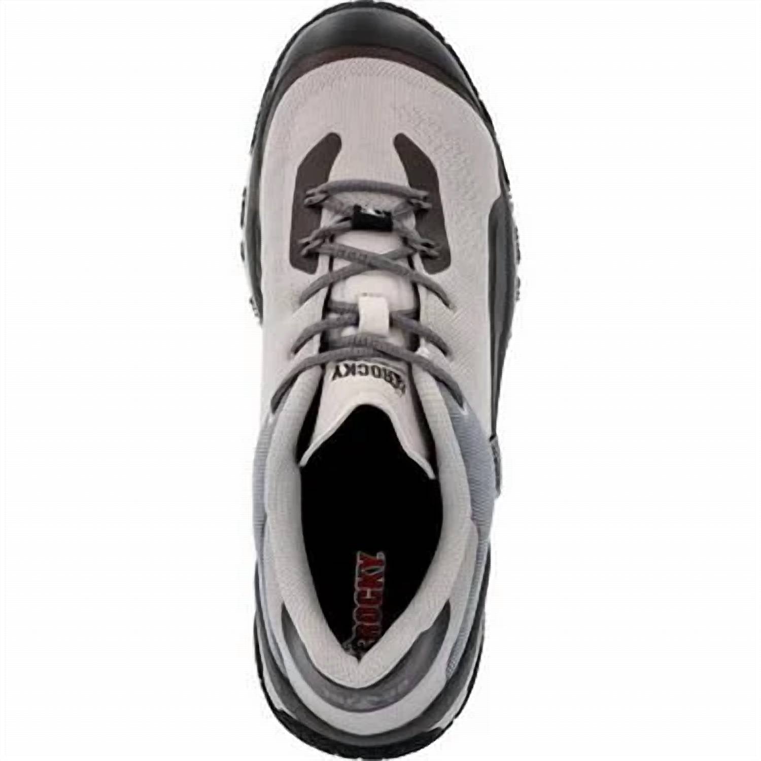 Rocky Women's Rebound Sr Sport Composite Toe Work Sneakers in grey - women's sneaker - detail view