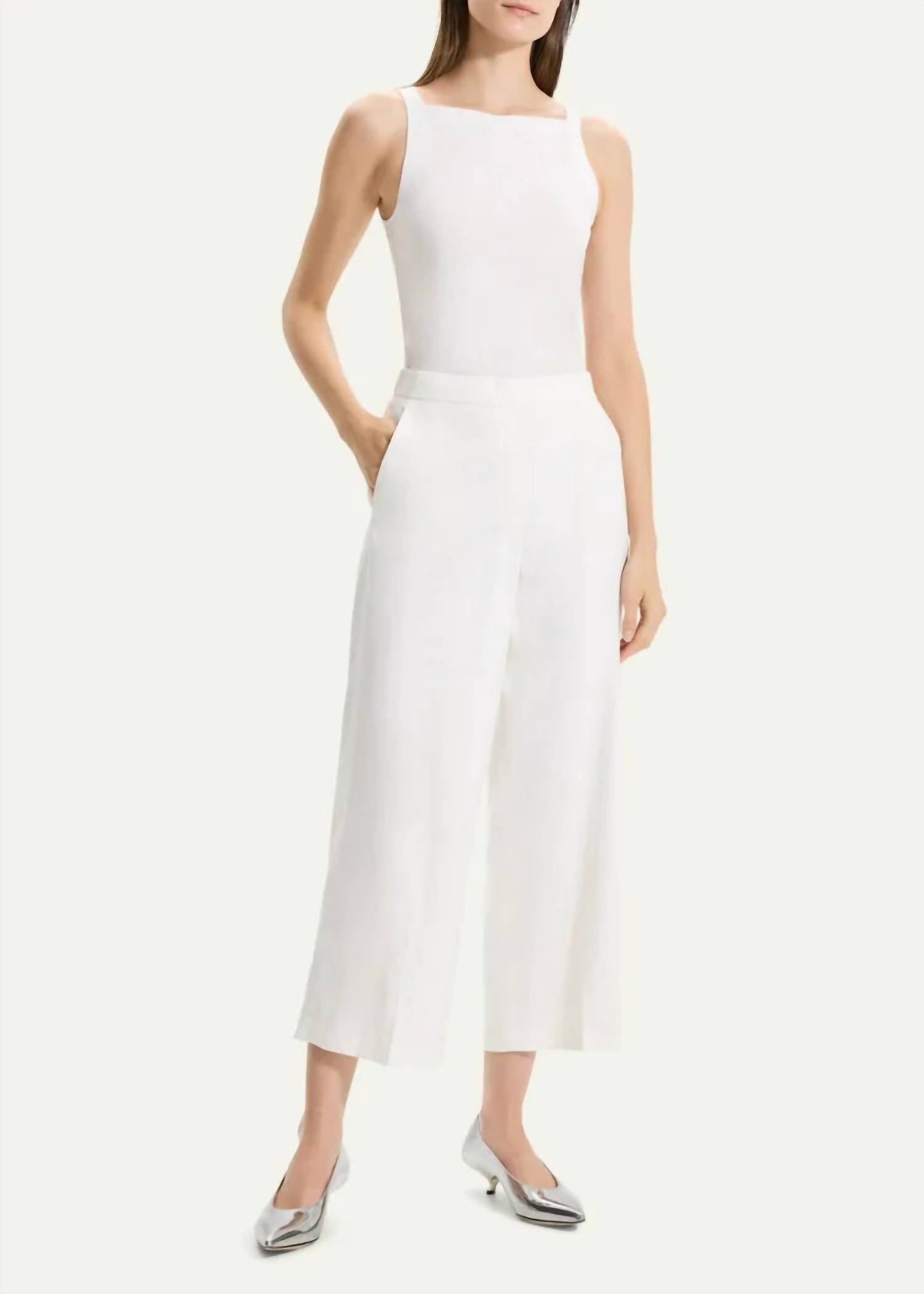Theory - Relaxed Straight Leg Pull-on Pant