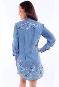 Scully - Floral Embroidered Dress