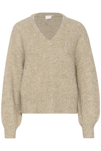 Kaffe - Katrina V-neck Casual Fit Pullover Sweater