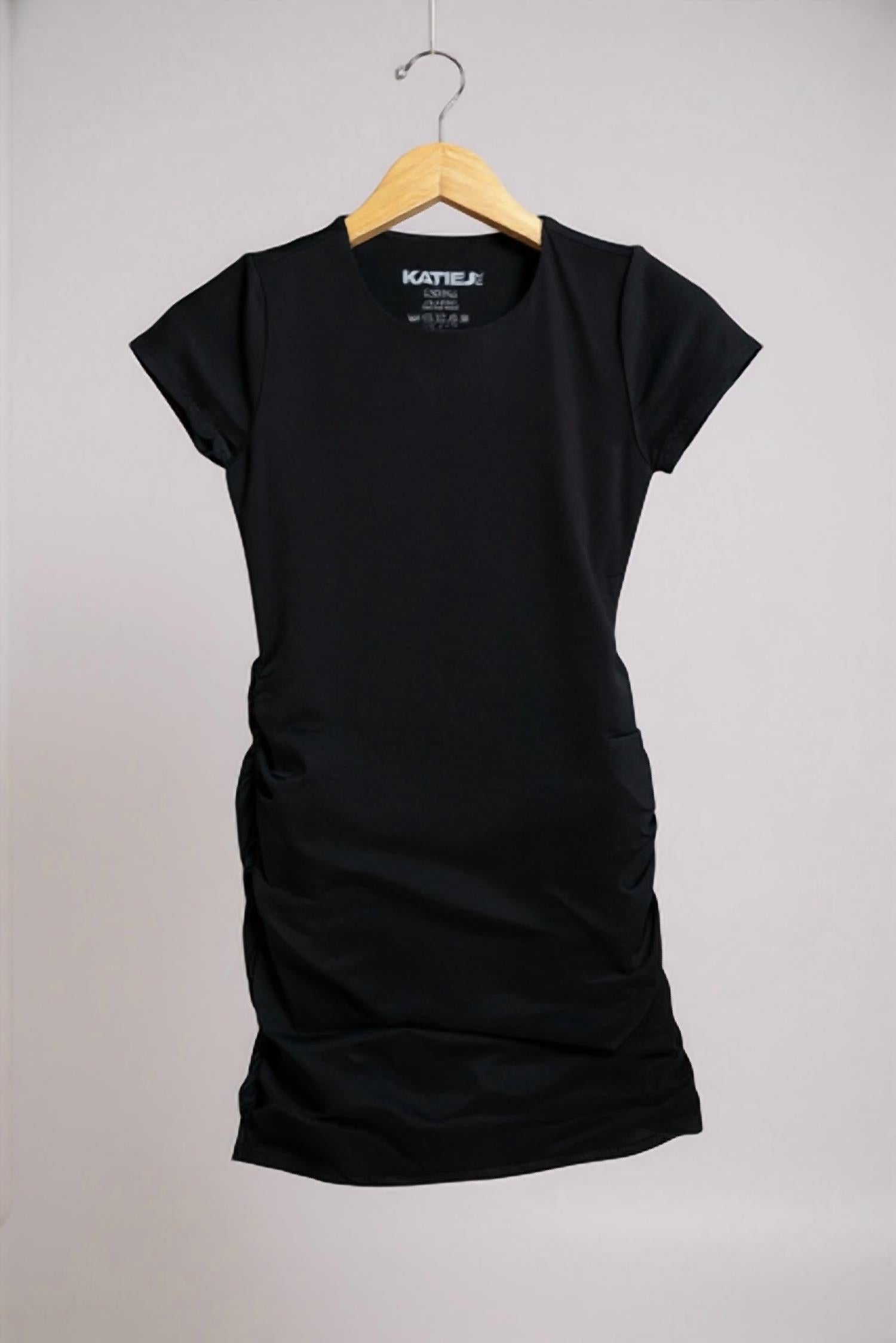 Katie J Nyc - Riley Ruched T-shirt Dress