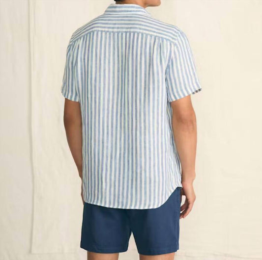 Faherty - Palma Linen Striped Shirt