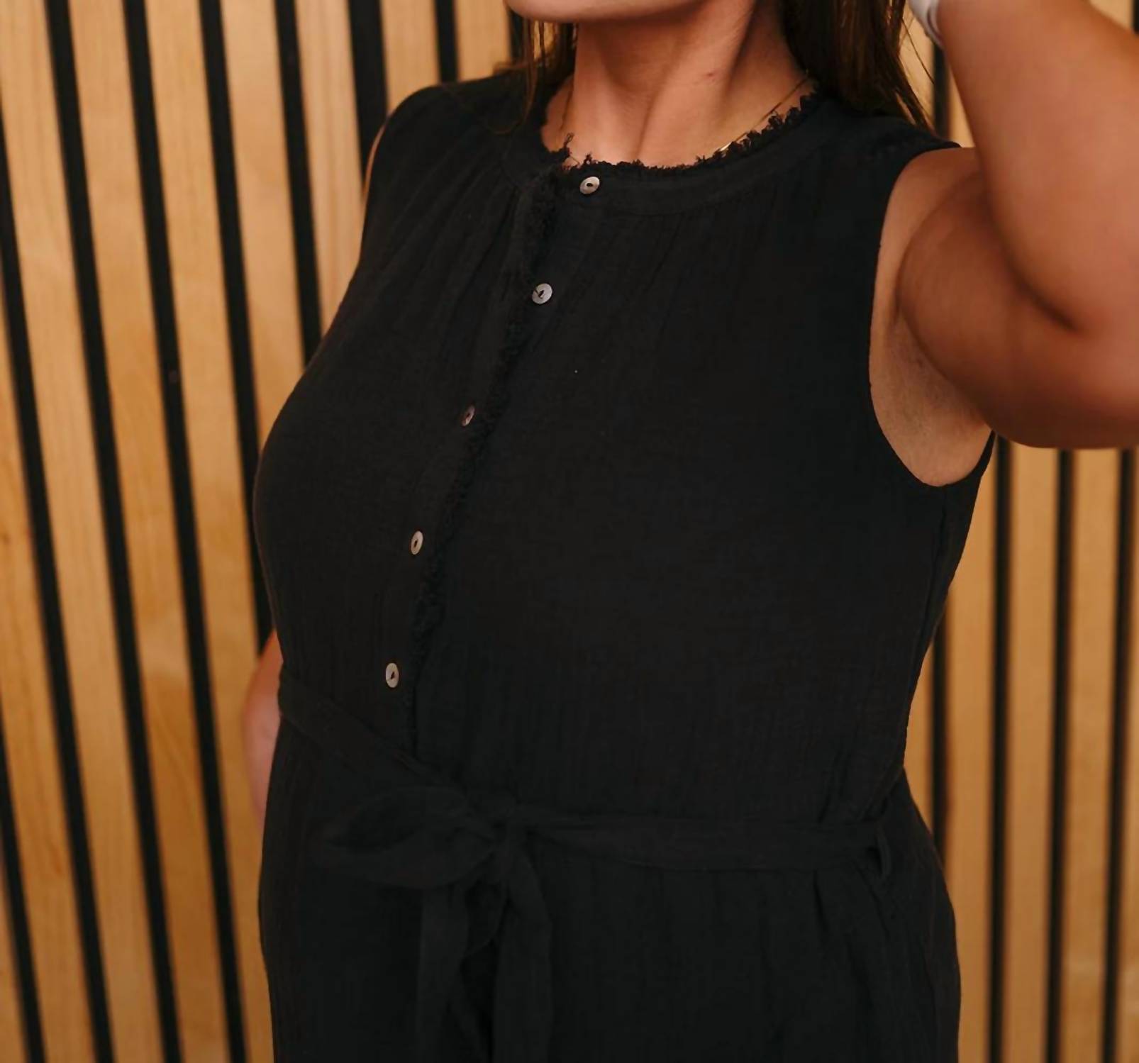 Tribal - Cotton Crinkled Gauze Maxi Dress