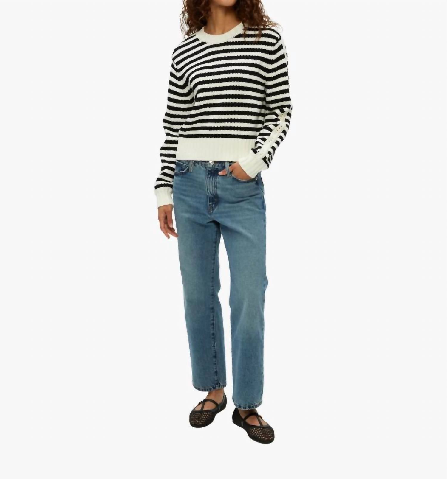 Michael Stars - Merle Striped Crewneck Sweater