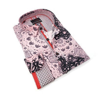 Eight X - Button Down Wheel Shirt With Trim