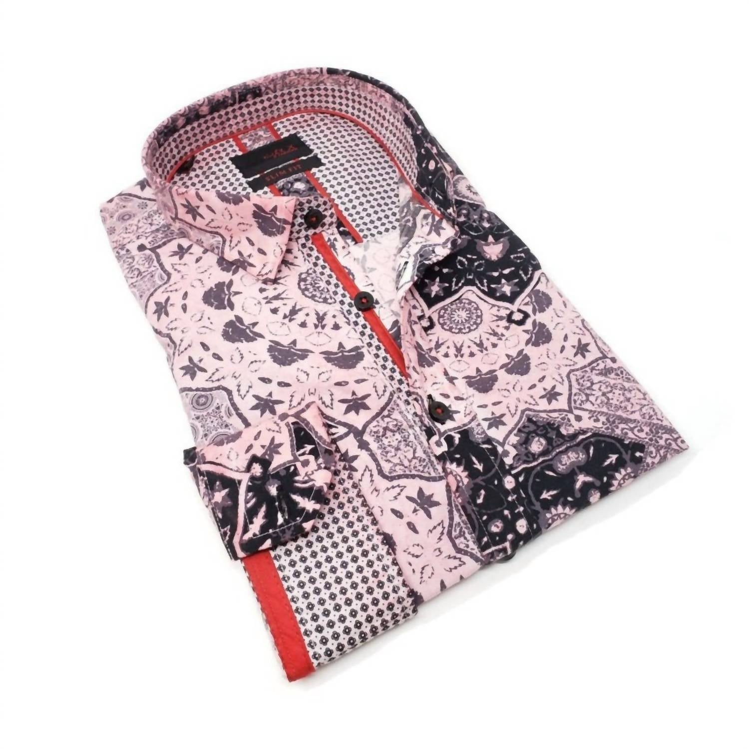 Eight X - Button Down Wheel Shirt With Trim