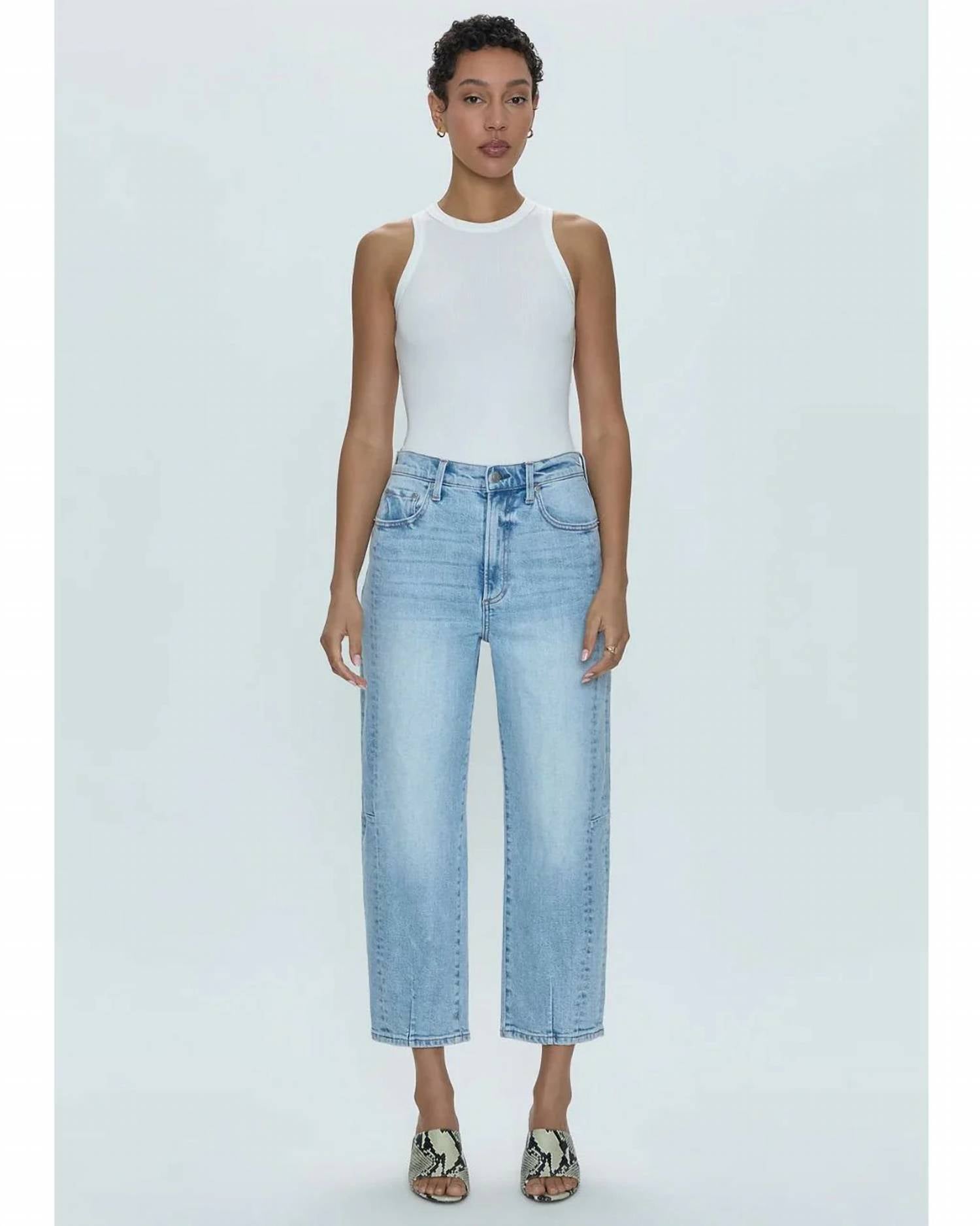 Pistola - Eli High Rise Barrel Jeans