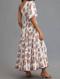Priya Israni X Anthropologie - One-shoulder Maxi Dress