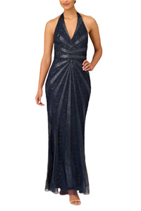 Aidan Mattox - Women's Halter Beaded Gown