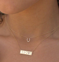 Zofia Day - Women's 14k Diamond Horseshoe Necklace