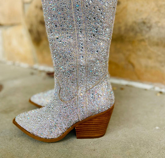 Cozzy Girl - Women's Glitz & Glam Rhinestone Boots