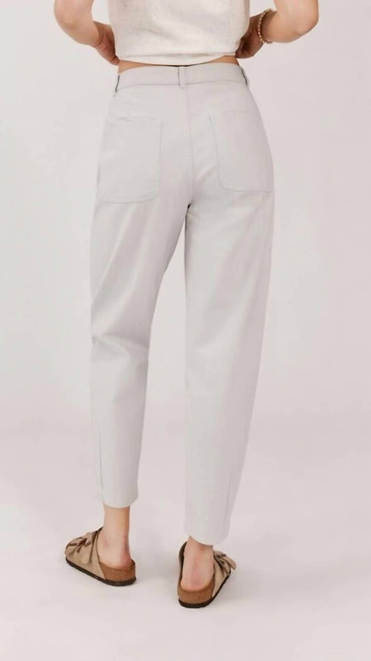 Something Navy - Leighton Pleated Denim Pants