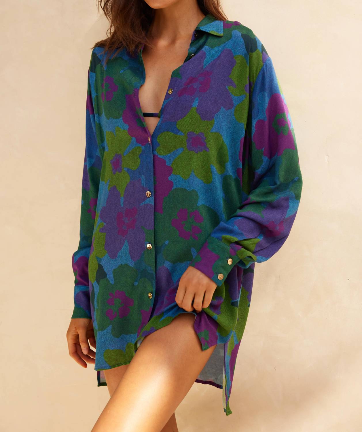 Aquari - Women's Solara Shirt Dress
