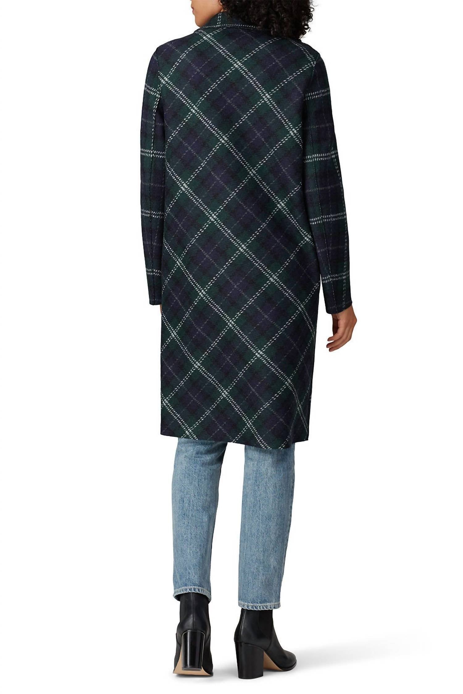Harris Wharf - Tartan Wool Overcoat