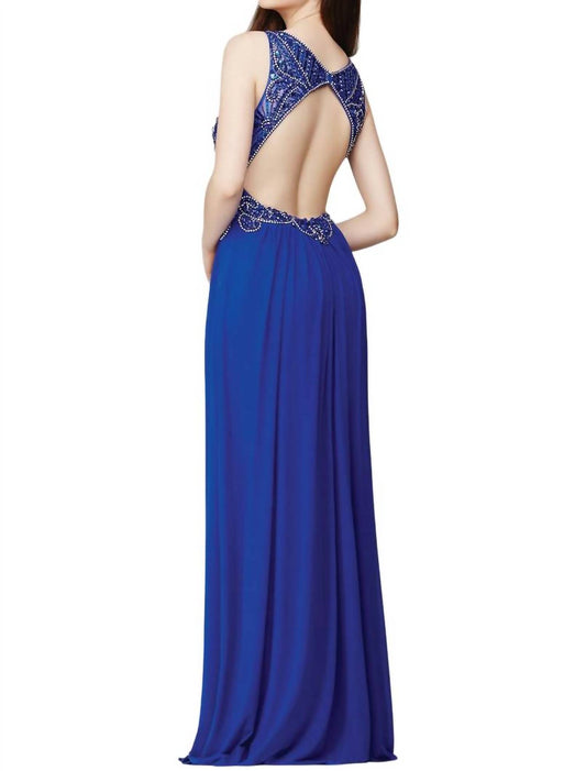 Jovani - Beaded Sleeveless Prom Dress