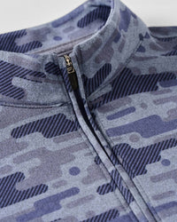 JOHNNIE-O Boy's Half Zip Pullover in navy camo - men's shirt - view 12