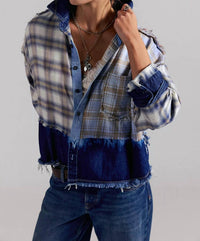 The Tales - Mixed Flannel & Denim Shirt