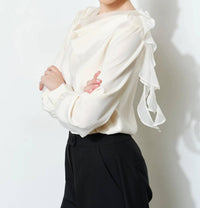 Deon - Elegant Long Sleeve Blouse