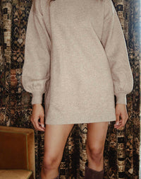 Show Me Your Mumu Chester Sweater Dress in oatmeal knit 1 - women's dress - view 5