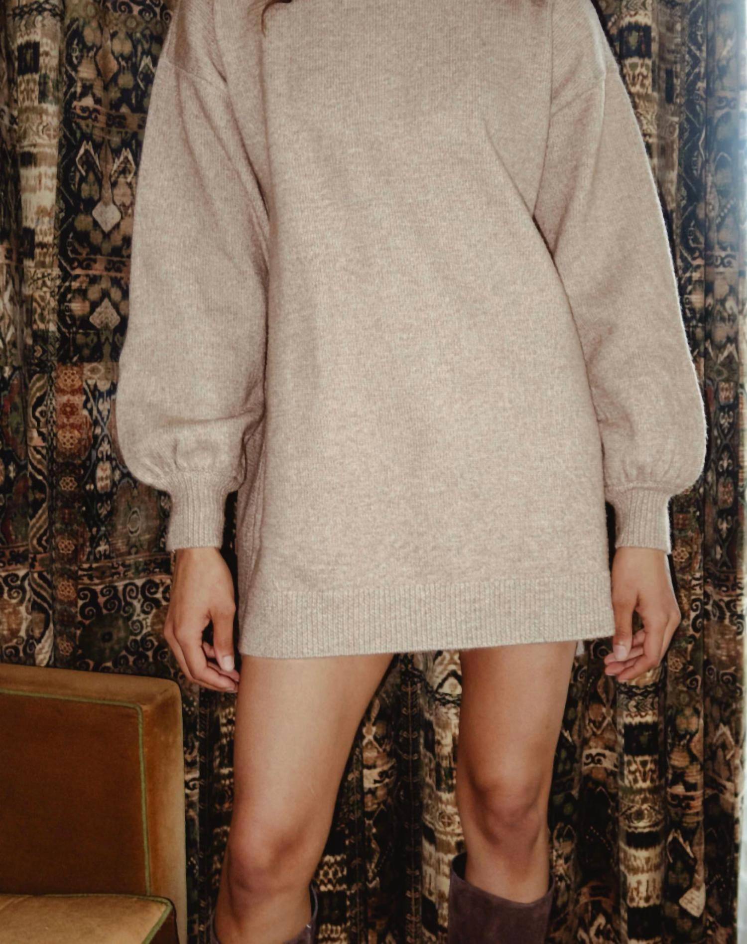 Show Me Your Mumu Chester Sweater Dress in oatmeal knit 1 - women's dress - view 5