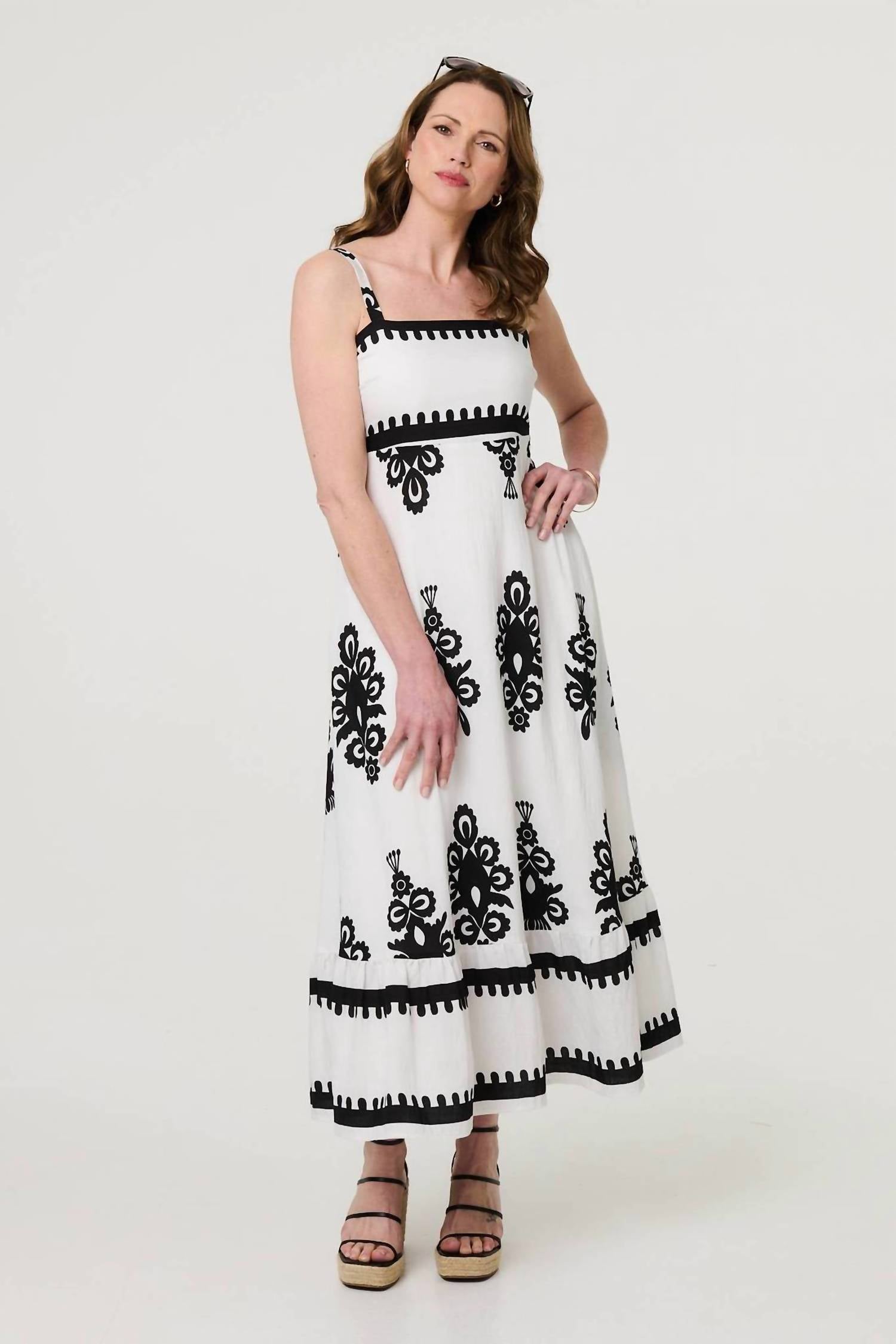 Papillon - Border Maxi Dress