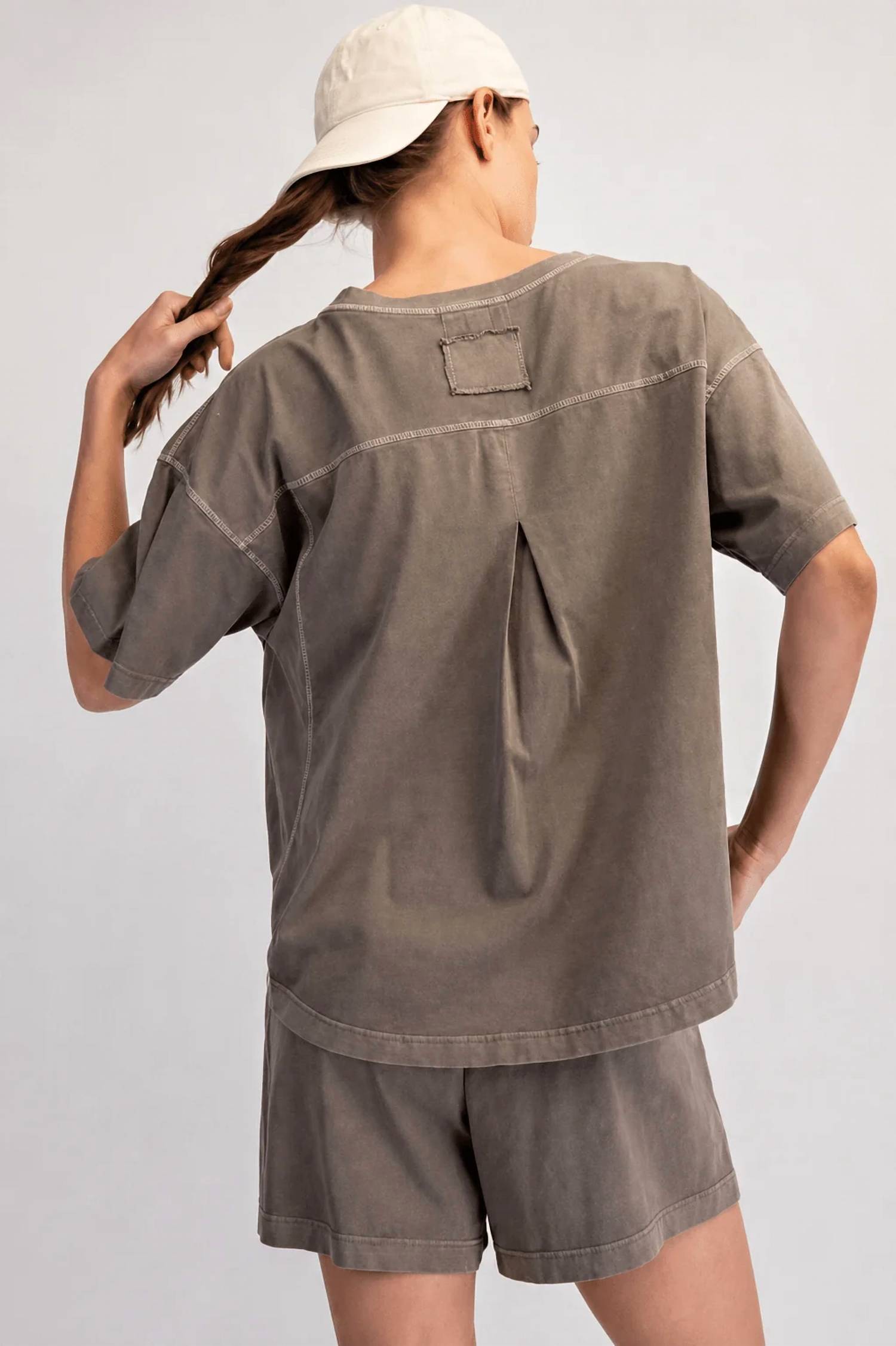 Rae Mode - Comfort Washed Cotton Shorts Set