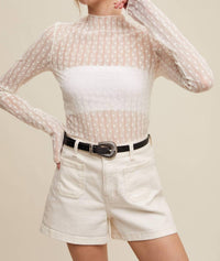Listicle - Lace Layering Top