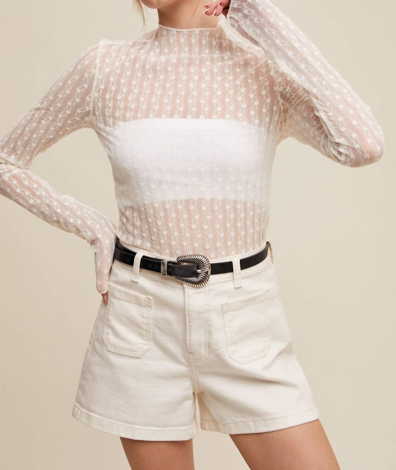 Listicle - Lace Layering Top