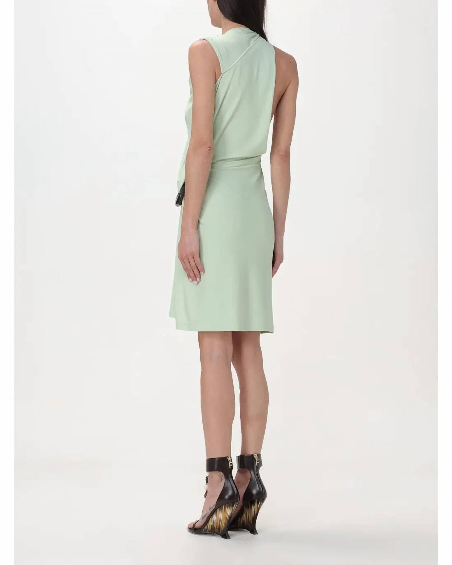 Salvatore Ferragamo - One Shoulder Draped Jersey Dress