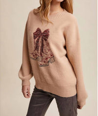 Listicle - Boots & Bows Sweater