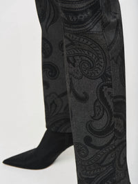 Joseph Ribkoff - Twill Paisley Print Pants
