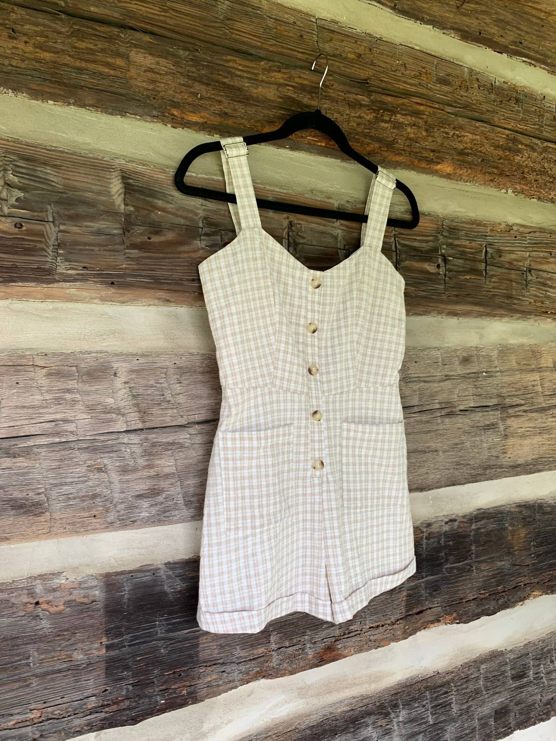 Sage The Label - Women's Maple Plaid Romper