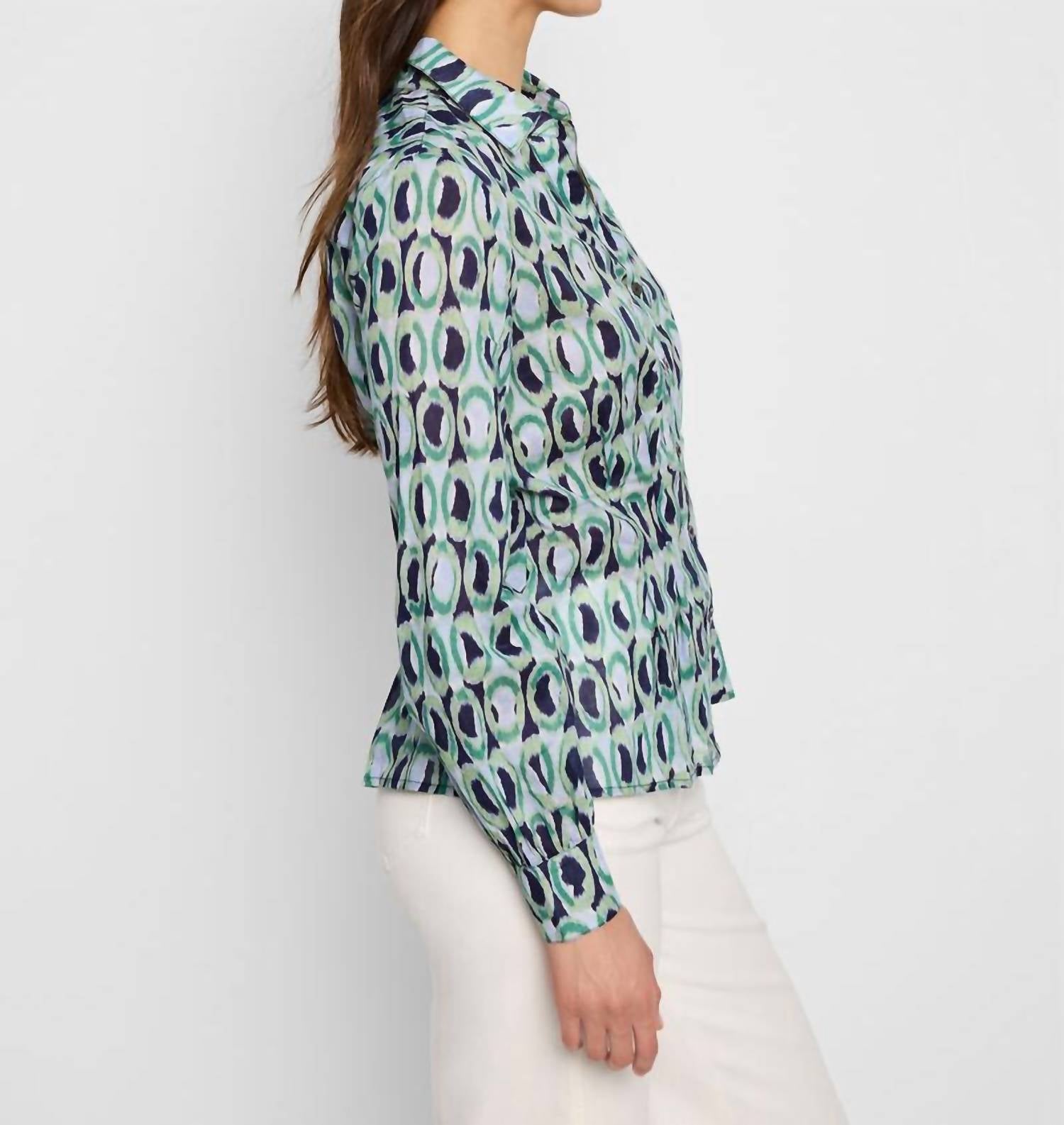 Nzt By Nic+Zoe - Ikat Rings Tucked Shirt